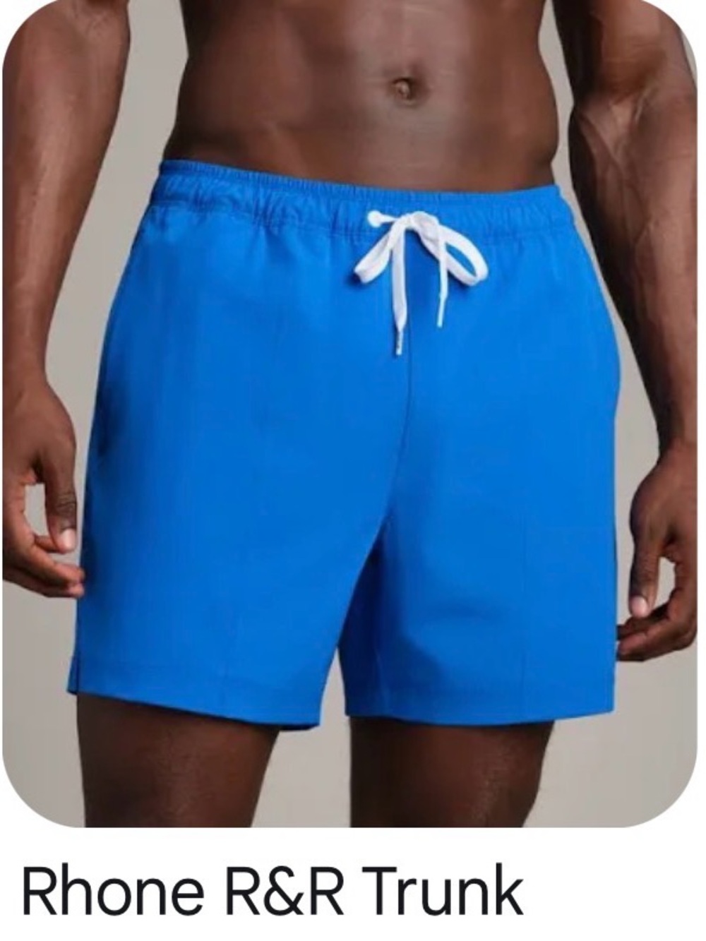 RHONE R&R Trunk in Royal Blue